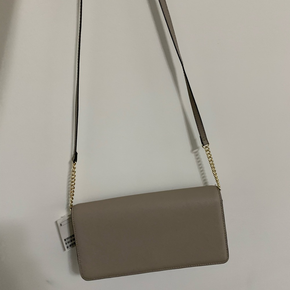 Taupe crossbody bag